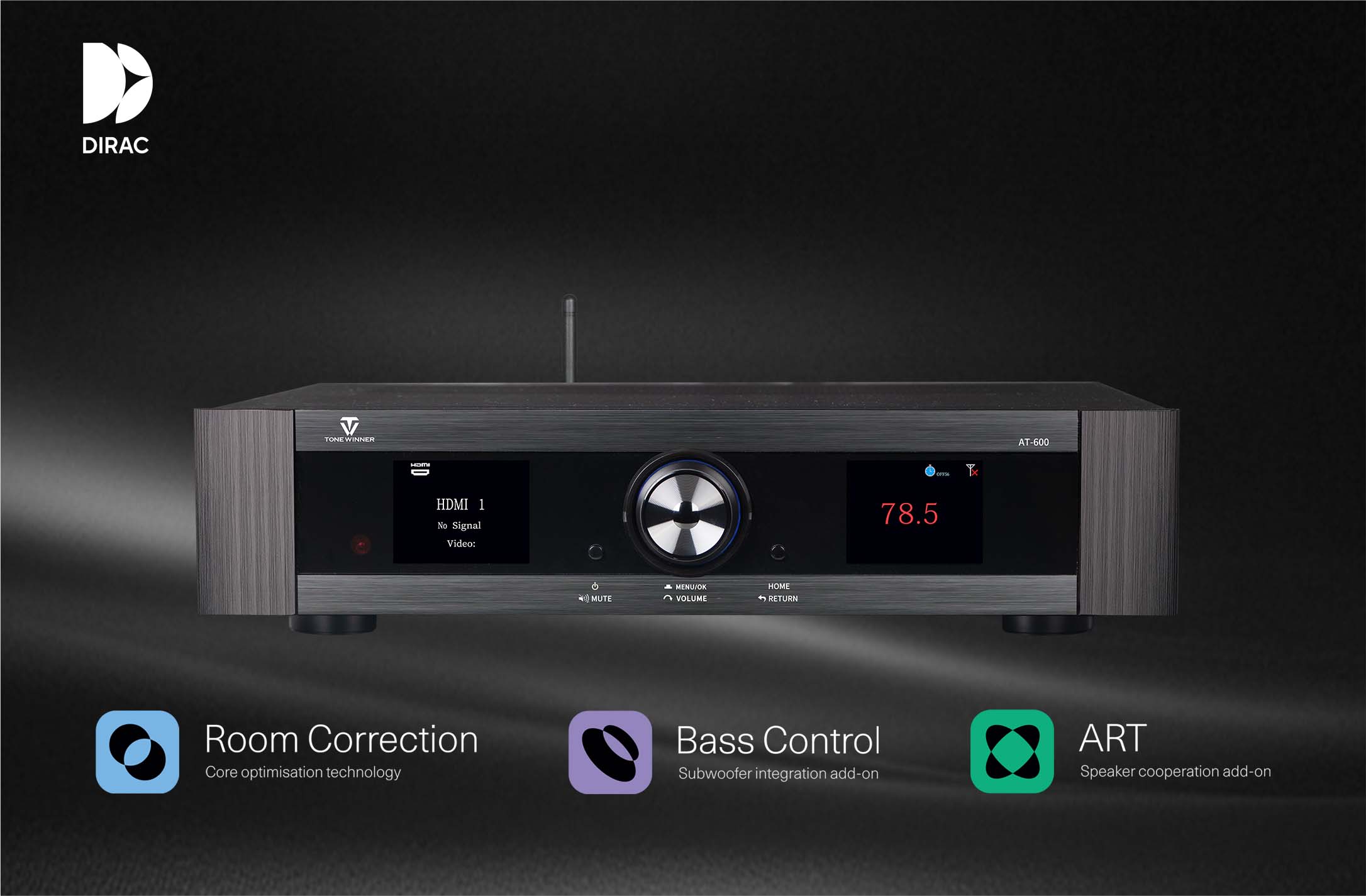 A Tonewinner Audio megszerzi a Dirac Live tanúsítványt