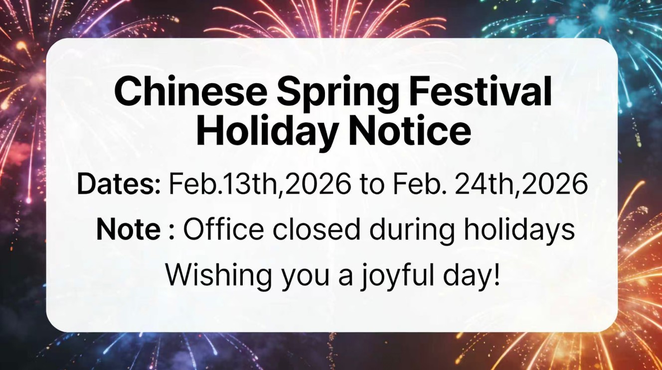 Tonewinner Kínai Tavaszi Fesztivál Ünnepi Értesítés